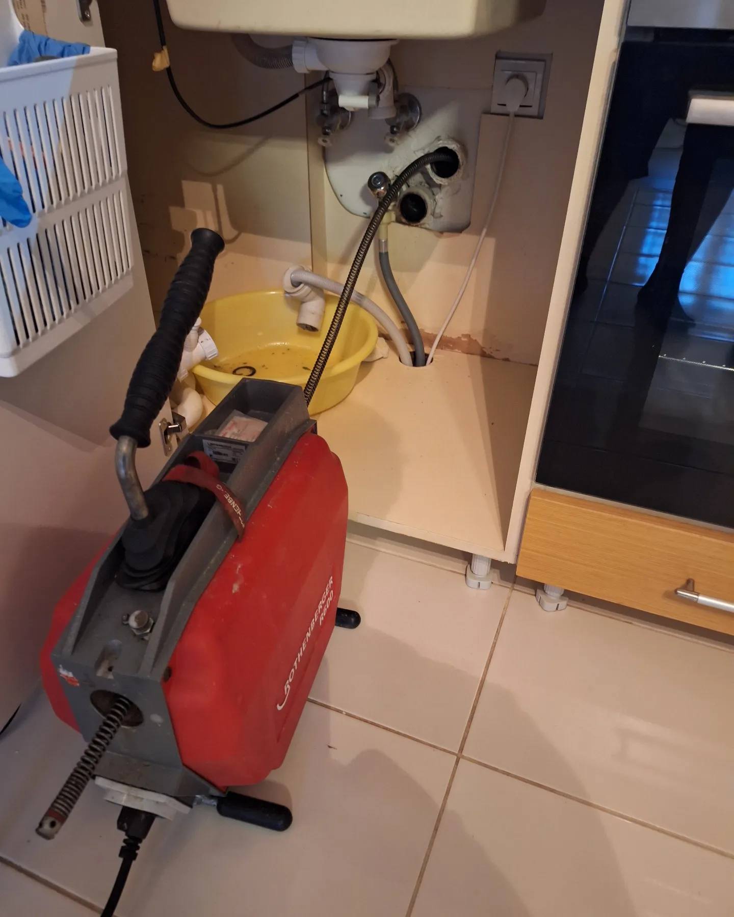 Lavabo tıkanıklık açma
